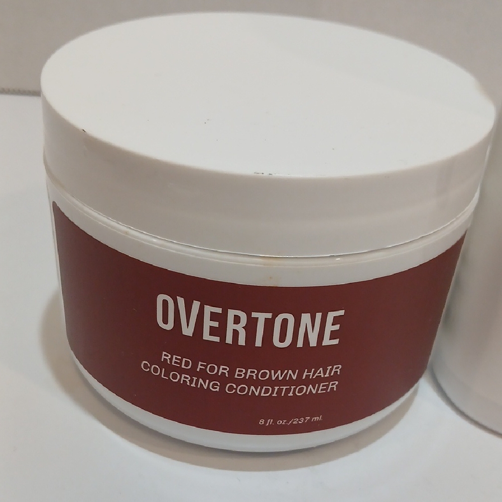 Overtone Red Conditioning Hair Color for Brown Hair - Cream + Bottle Set - Picture 2 of 4
